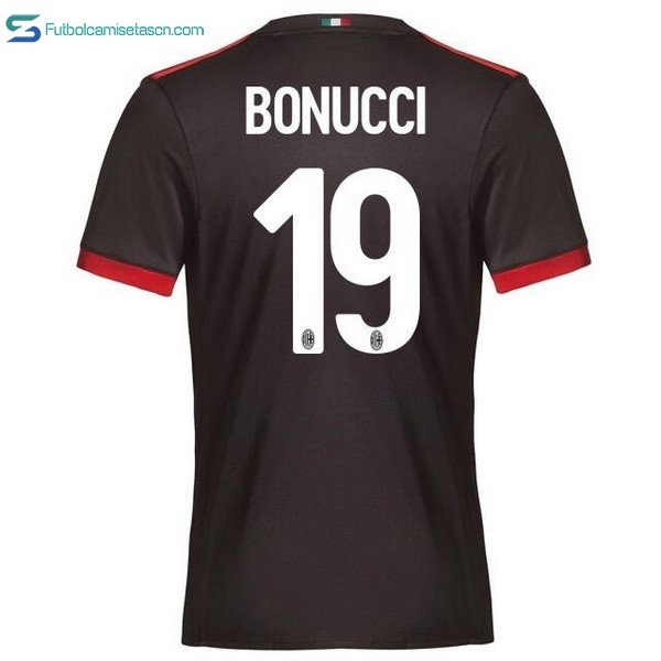 Camiseta Milan 3ª Bonucci 2017/18
